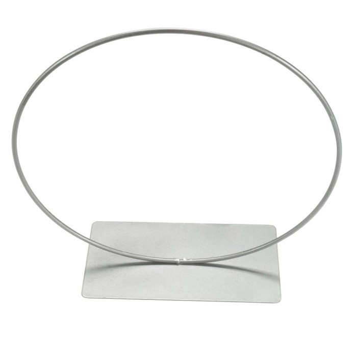 CERCHIO METAL D.22CM ARGENTO